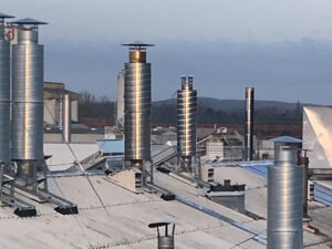 Silencieux cylindriques d'échappement