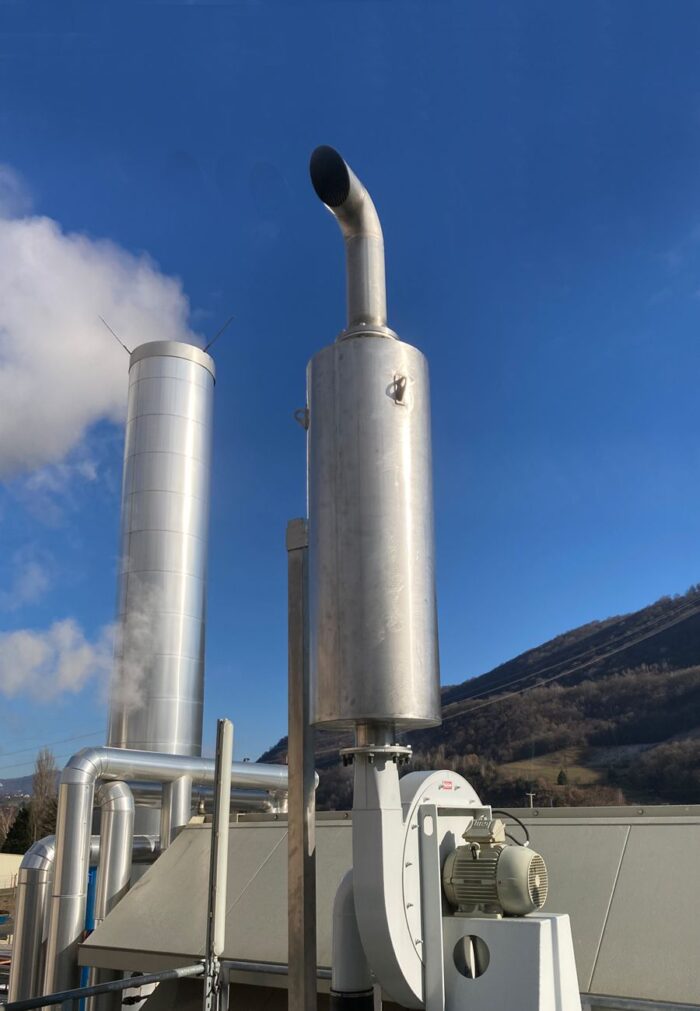 Silencieux de ligne de ventilation insonorisée