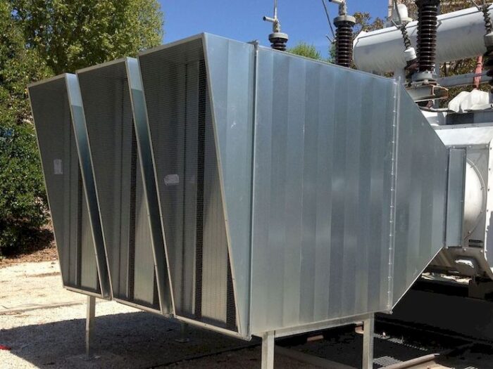 Baffles de lignes de ventilation insonorisées