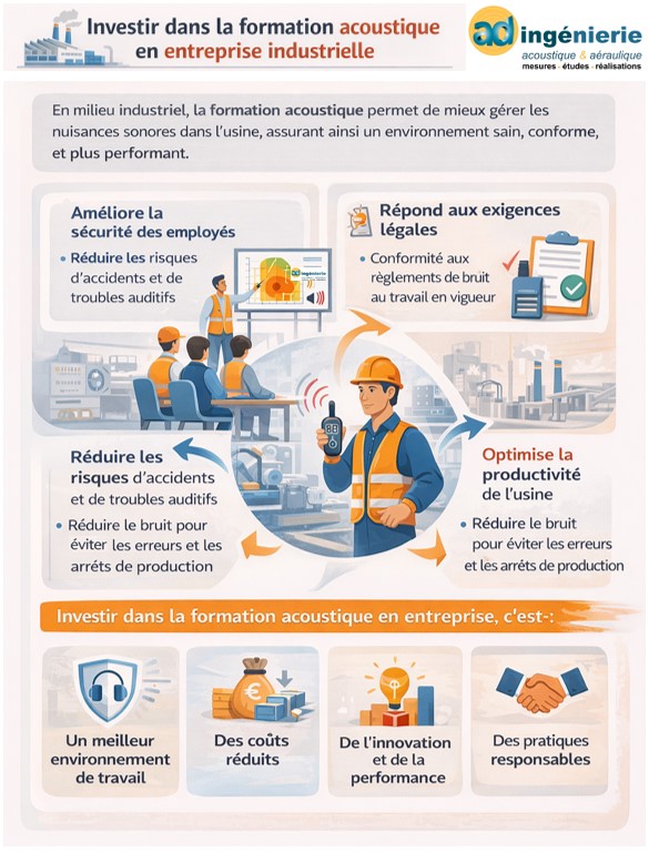 Les raisons d'investir dans la formation acoustique en entreprise